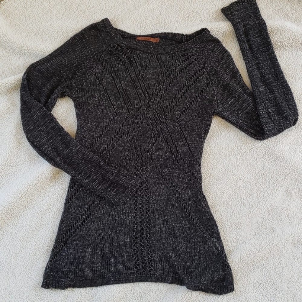 Dark heather grey tunic/mini dress